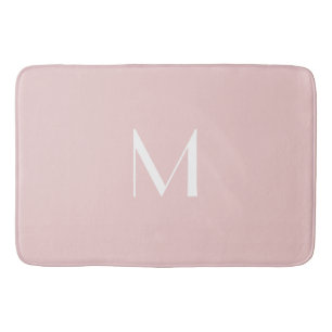 Tapis De Bain rose pâle - ajouter monogramme