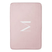 Tapis De Bain rose pâle - ajouter monogramme (devant Vertical)