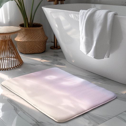 Tapis De Bain Rose pâle et bleu foncé