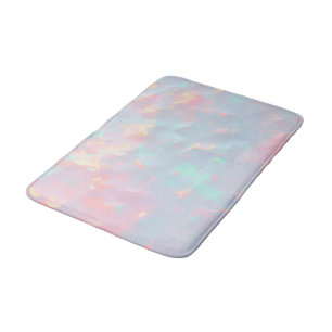 Tapis De Bain Rose Pâle Menthe Douce Or Luxe Collection Moderne