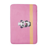 Tapis de bain rose Panda mignon (Devant (Vertical))