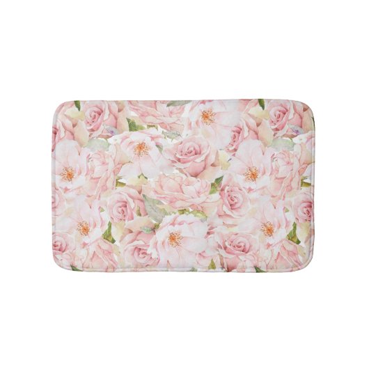 Tapis De Bain Rose romantique (Devant)
