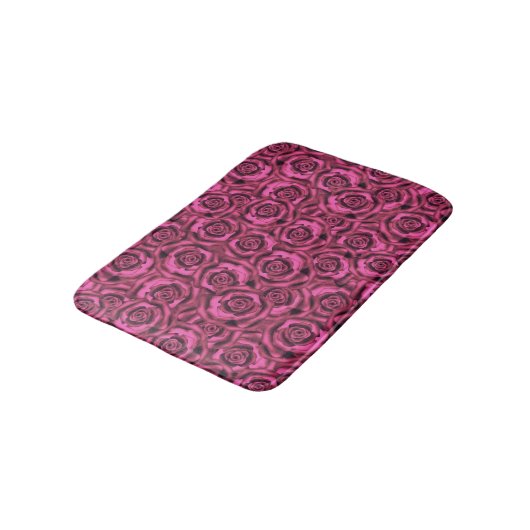 Tapis De Bain Rose rose (Angle)
