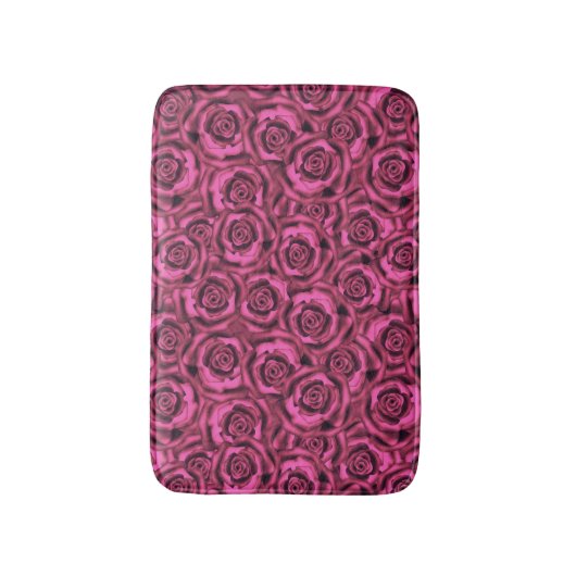 Tapis De Bain Rose rose (Devant (Vertical))