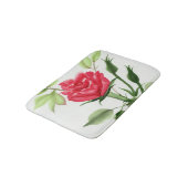Tapis De Bain Rose rouge (Angle)