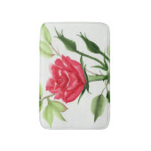 Tapis De Bain Rose rouge (Devant (Vertical))