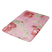 Tapis De Bain Rose rouge cerise (Angle)