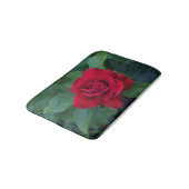 Tapis De Bain Rose rouge de près (Angle)