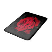 Tapis De Bain Rose rouge - noir (Angle)