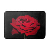 Tapis De Bain Rose rouge - noir (Devant)