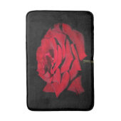 Tapis De Bain Rose rouge - noir (Devant (Vertical))