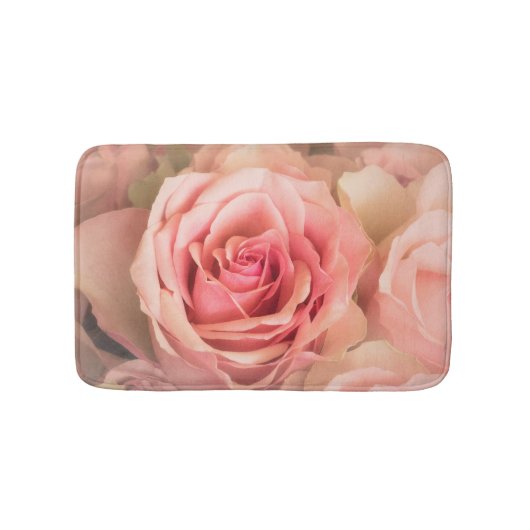 Tapis De Bain Rose souple (Devant)