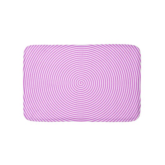 Tapis De Bain Rose spirale (Devant)
