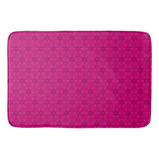 Tapis de bain rose très chaud (Devant)