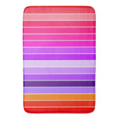 Tapis De Bain rose, violet et orange (devant Vertical)