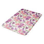 Tapis De Bain Rose violet Rose Floral Girly tendance (Angle)