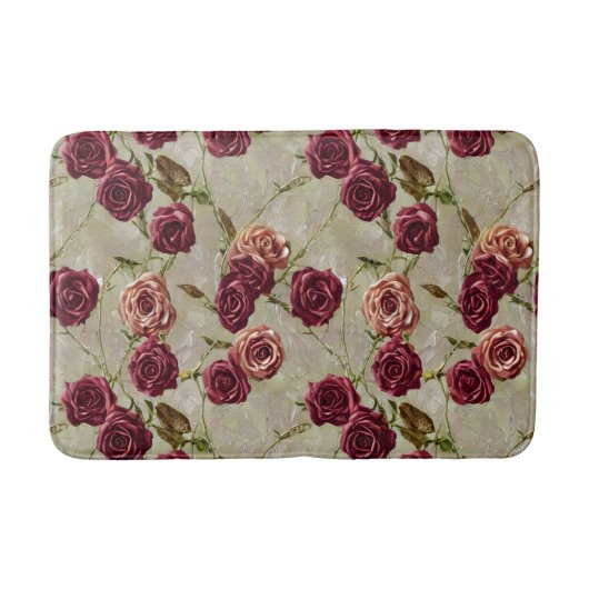 Tapis De Bain Roses Anciennes (Devant)