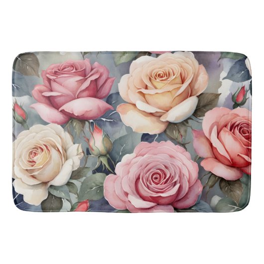 Tapis De Bain Roses anciennes (Devant)