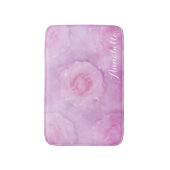 Tapis De Bain Roses aquarelle (Devant (Vertical))