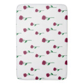 Tapis De Bain Roses avec tige romantique design Saint Valentin (devant Vertical)