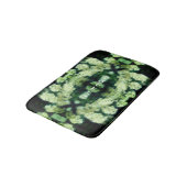 Tapis De Bain Roses blanches vierges Abstraites personnalisées (Angle)