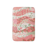 Tapis De Bain Roses de Patchwork : conception motif transparente (Devant (Vertical))