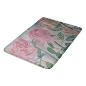 Tapis De Bain Roses d'été Abstraits (Angle)