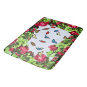 Tapis De Bain ROSES ET BUTTERFLITS Bain Mat (Angle)