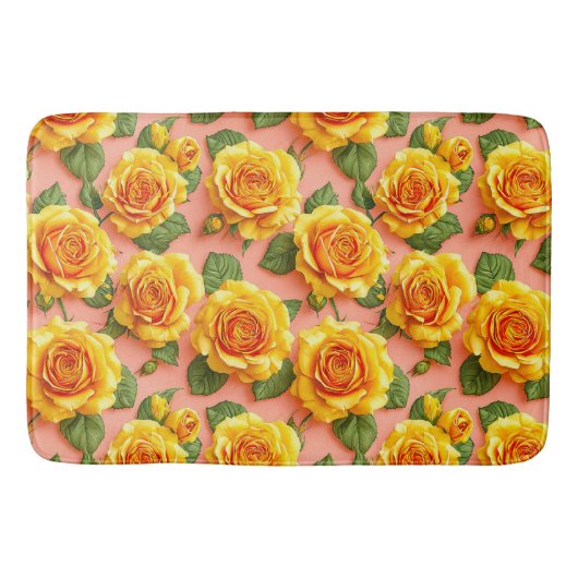 Tapis De Bain Roses jaunes (Devant)