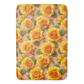Tapis De Bain Roses jaunes (devant Vertical)