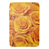 Tapis De Bain Roses jaunes vibrants (devant Vertical)