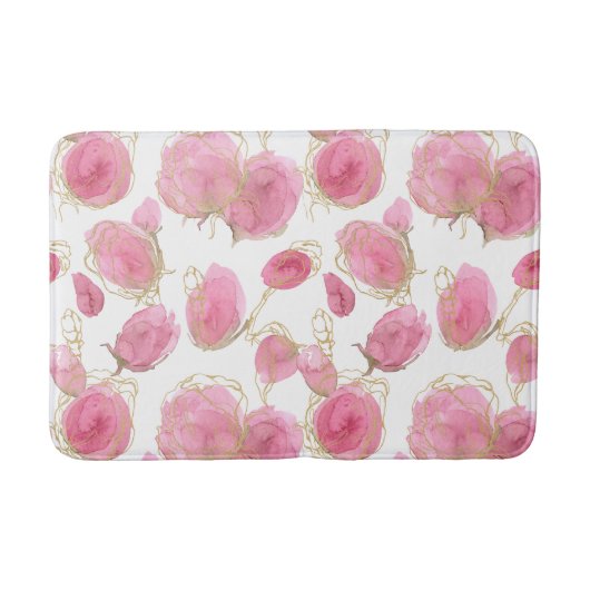 Tapis De Bain Roses roses (Devant)