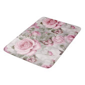 Tapis De Bain Roses roses et papillons d'eau (Angle)