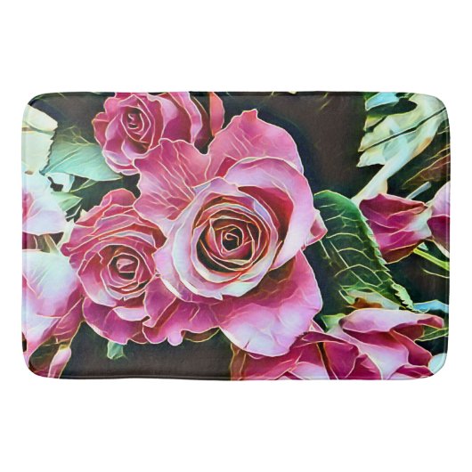 TAPIS DE BAIN ROSES ROSES ROSES (Devant)