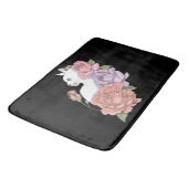 Tapis De Bain Roses roses roses blanches Peach Lavender (Angle)