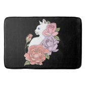 Tapis De Bain Roses roses roses blanches Peach Lavender (Devant)