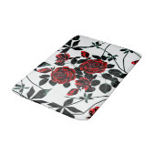 Tapis De Bain Roses rouges. (Angle)