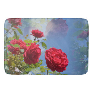 Tapis De Bain Roses rouges