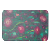 Tapis De Bain Roses rouges Abstraites (Devant)