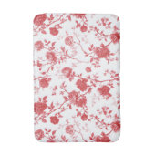 Tapis De Bain Roses rouges florales  (Devant (Vertical))