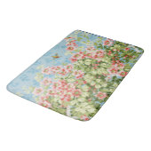 Tapis De Bain Roses SAUVAGES, FEUILLES VERTS, OISEAU VOLANT DANS (Angle)