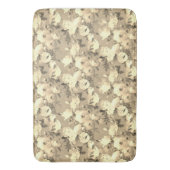 Tapis De Bain Roses sucrés sur Sepia (devant Vertical)