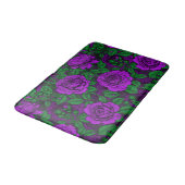 Tapis De Bain Roses violets (Angle)