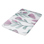Tapis De Bain Roses violettes (Angle)