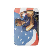 Tapis De Bain "Rosie le Riveter" (Devant (Vertical))