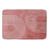 Tapis De Bain Rosy Pink Minimaliste (Devant)