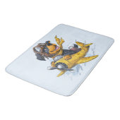 Tapis De Bain Rottweiler Dog Avion Pilote (Angle)