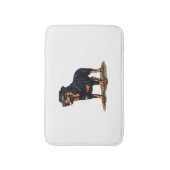 Tapis De Bain Rottweiler L'Explorateur (Devant (Vertical))