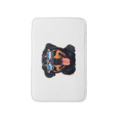 Tapis De Bain Rottweiler Puppy (Devant (Vertical))
