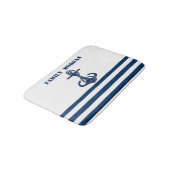 Tapis De Bain Roue nautique, Bleu de la Marine (Angle)